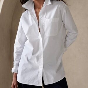 Banana Republic Ladies Oversized White Shirt, size XXL, NWOT